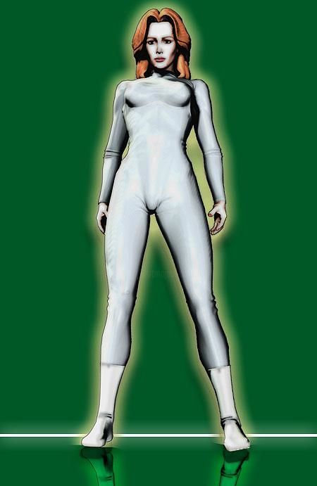 Digitale Kunst getiteld "Sci fi woman" door John Aggelakos, Origineel Kunstwerk