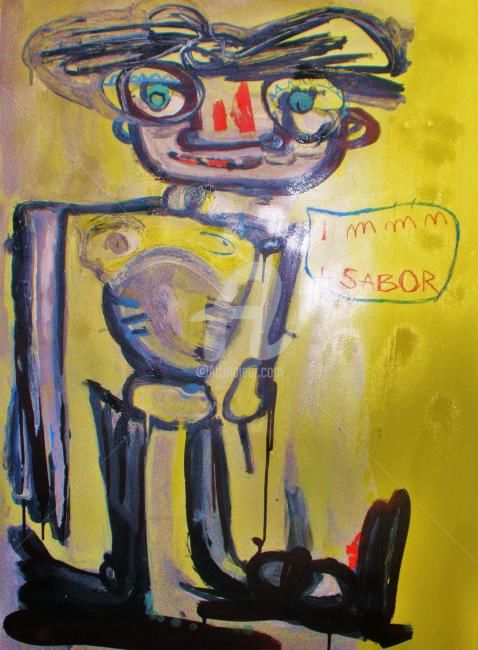 Peinture intitulée "sabor_70x90_copia.j…" par Sol, Œuvre d'art originale