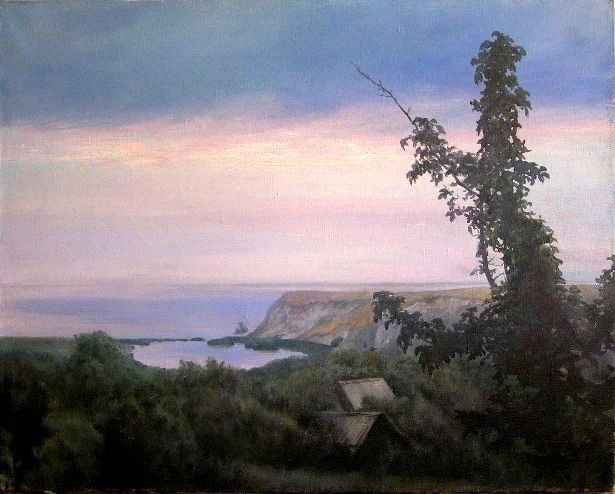 Pintura titulada "Early morning" por Andrey Soldatenko, Obra de arte original, Oleo