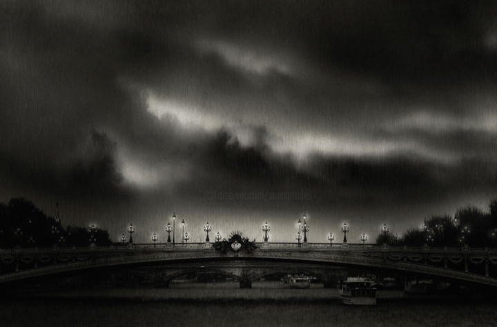 Fotografia intitulada "Le pont Alexandre I…" por Sol Marrades, Obras de arte originais, Fotografia de filme