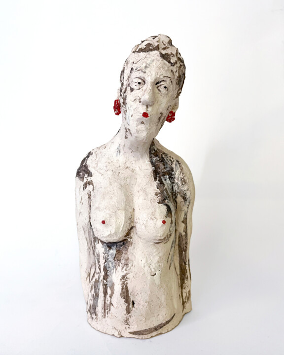 Rzeźba zatytułowany „kiss” autorstwa Solmaz Vilkachi, Oryginalna praca, Ceramika