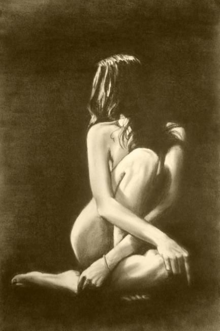 Рисунок под названием "Лунный свет" - Екатерина Сомова, Подлинное произведение искусства, Другой