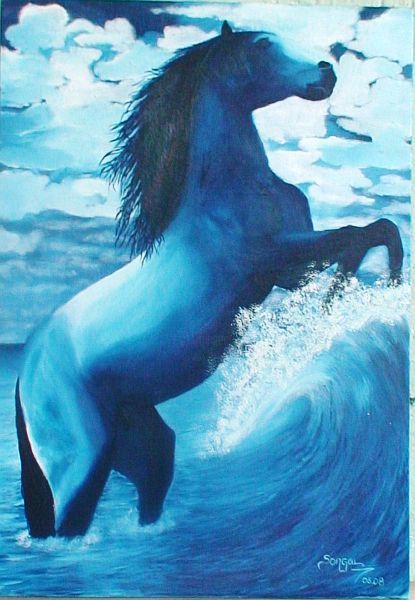 mavi at blue horse 2009