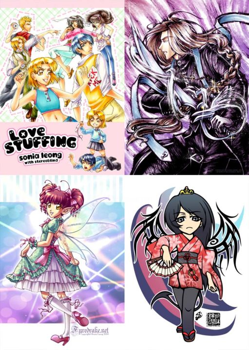 anime and manga artwork selection by sonia leong drawing 2014 by sonia leong