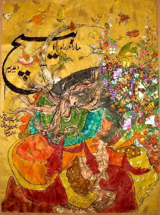 Peinture intitulée "L'envol" par Sonia Madani, Œuvre d'art originale, Huile