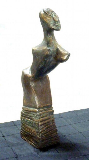 Sculpture titled "MAGUETTE  Terre cui…" by Sonia Mandel, Original Artwork, Terra cotta