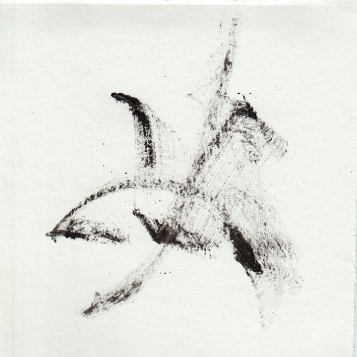 Drawing titled "Emotive Rythms; Dan…" by Sonia Vinograd, Original Artwork, Ink