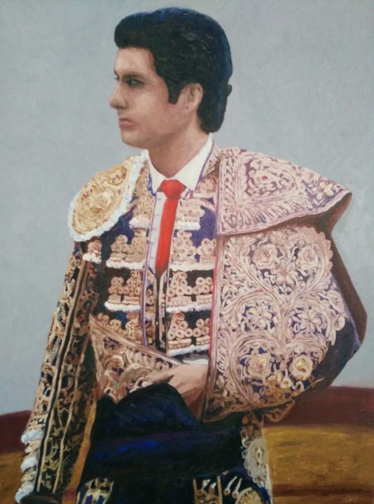 Pintura titulada "Morante" por Pino, Obra de arte original, Oleo