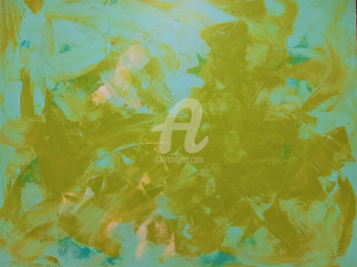 Pintura intitulada "Running Away When E…" por Sónia Marcos, Obras de arte originais, Acrílico