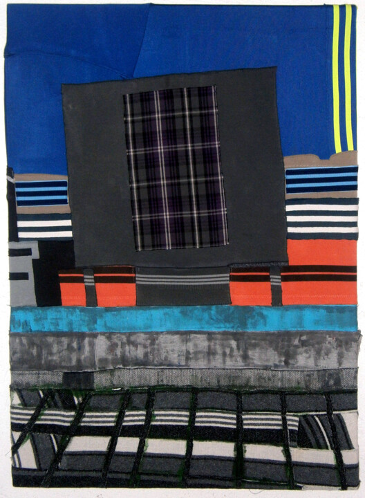 Arte textil titulada "Tracksuit Administr…" por Sonja Salomäki, Obra de arte original, Almazuela 