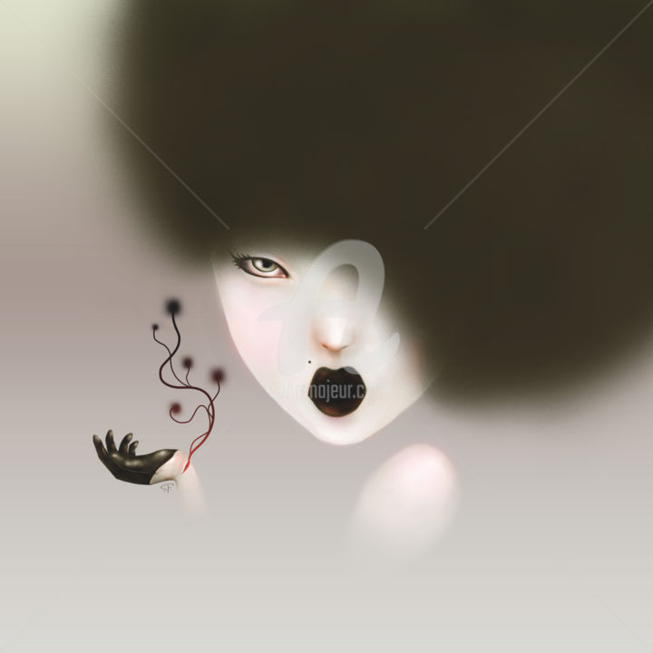 Arte digitale intitolato "Growing Vanity" da Sonya Fu, Opera d'arte originale