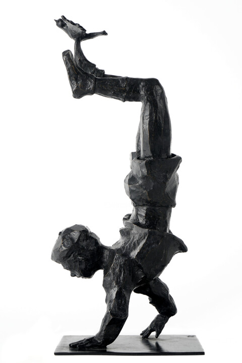 Sculpture titled "insouciance" by Sophie Barut, Original Artwork, Bronze