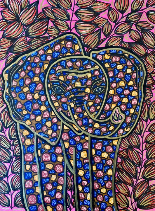 Drawing titled "Difference is beaut…" by Sophie Curutchet, Original Artwork, Marker