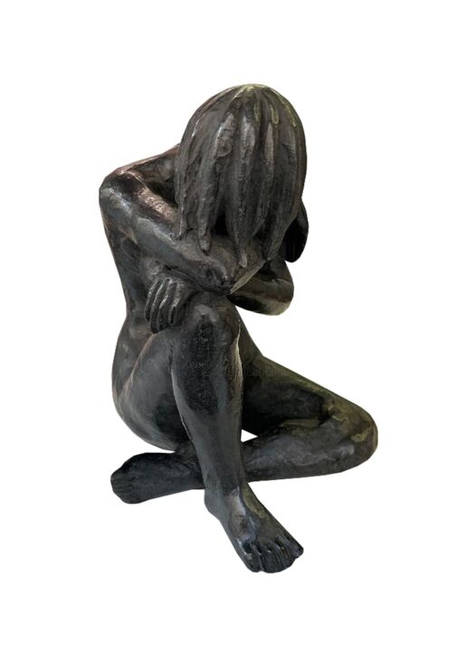 雕塑 标题为“La petite Baigneuse” 由Sophie De Fournas, 原创艺术品, 青铜