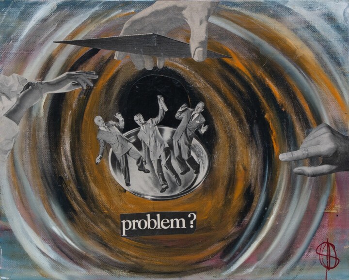 Pittura intitolato "Problem" da Sophie Denize, Opera d'arte originale, Olio