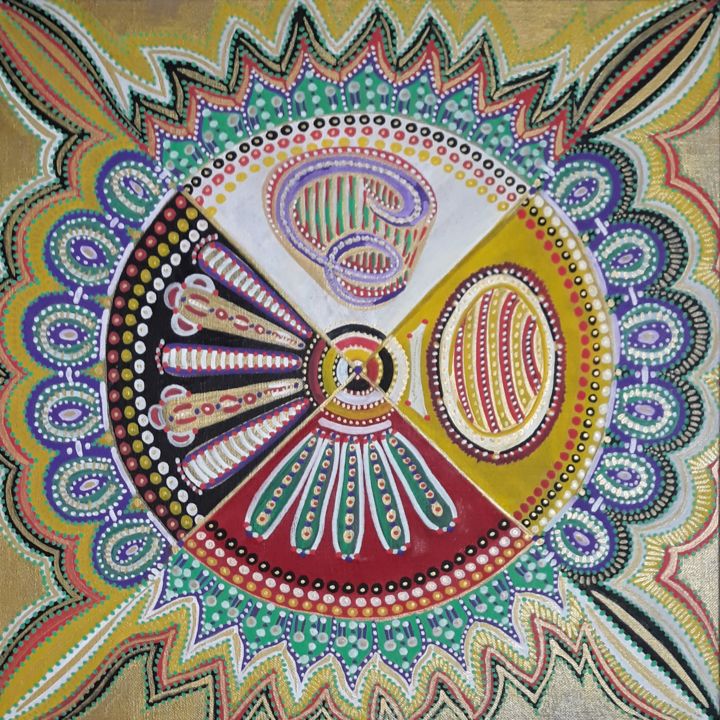Peinture intitulée "20190311-214253.jpg" par Sophie Guilloteau, Œuvre d'art originale,