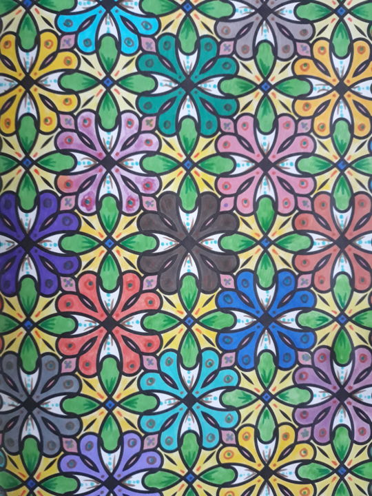 Peinture intitulée "20190426-195722.jpg" par Sophie Guilloteau, Œuvre d'art originale,