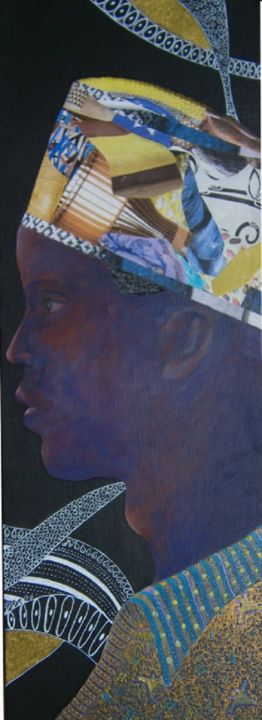 Painting titled "sekou.jpg" by Sophie Jallet, Original Artwork, Other