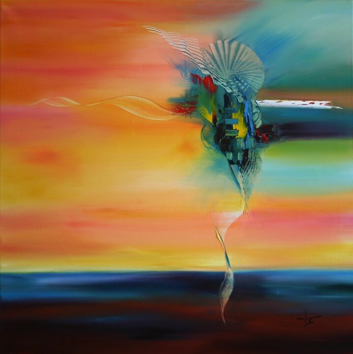 Painting titled "img-8875-revelation…" by Sophie Sirot, Original Artwork, Oil