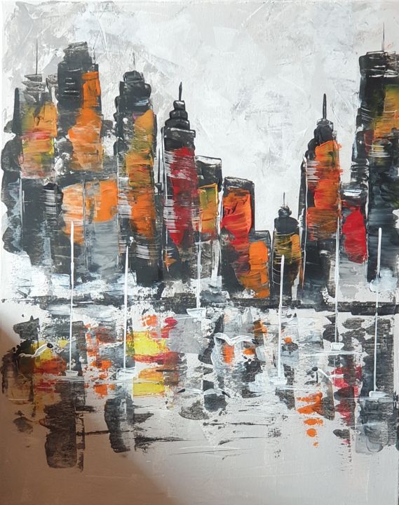 Un jour à NEW YORK Peinture par Sophie Charbonnier | Artmajeur