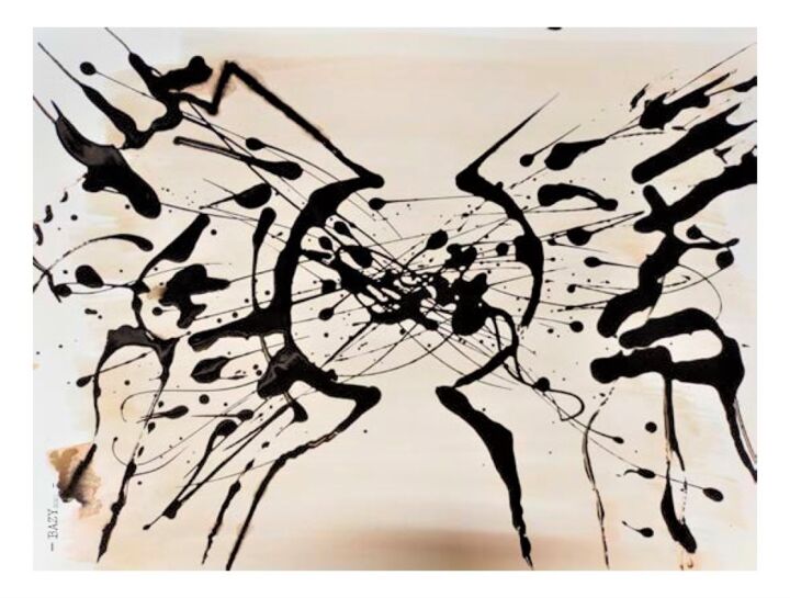 Peinture intitulée "dialogue II" par S Bazy, Œuvre d'art originale, Acrylique