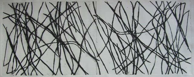Painting titled "Large Tangle" by Sophie Cordery, Original Artwork