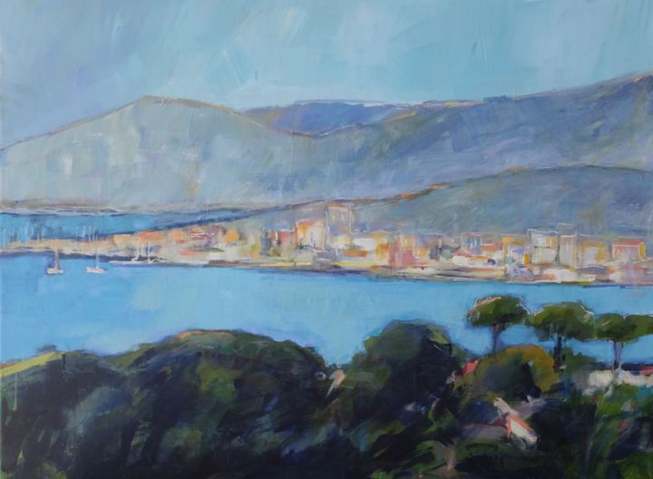 Painting titled "Saint Florent" by Sophie Demolins De Jenlis, Original Artwork