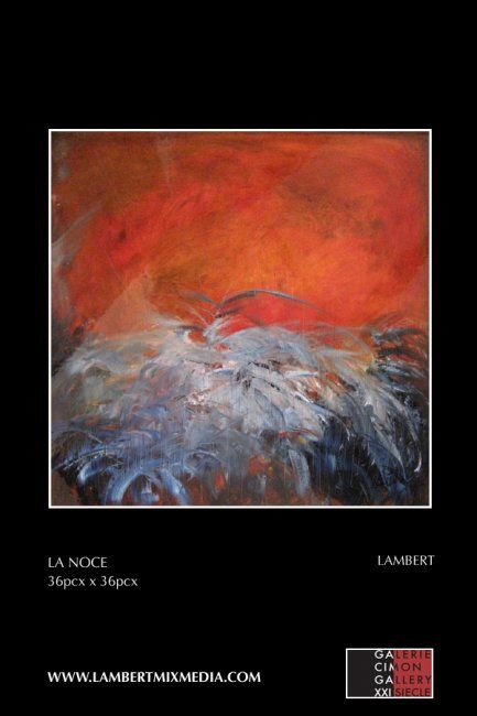 Peinture intitulée "LA NOCE" par Sophie Lambert, Œuvre d'art originale