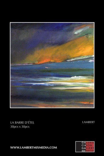 "LA BARRE D'ÉTEL" başlıklı Tablo Sophie Lambert tarafından, Orijinal sanat