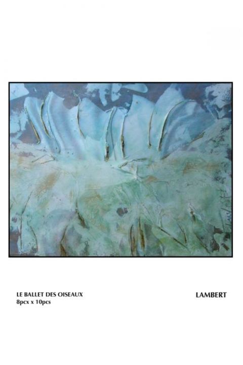 Peinture intitulée "LE BALLET DES OISEA…" par Sophie Lambert, Œuvre d'art originale