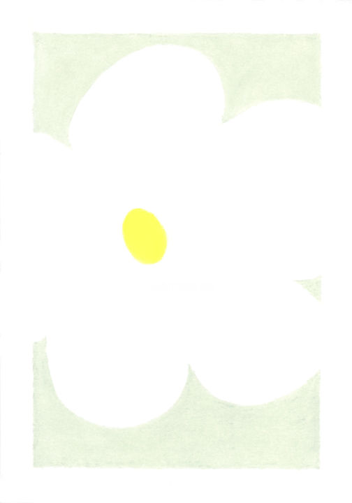 Drawing titled "Fleur n°3" by Sophie Pilorget (Eôs Studio), Original Art, Pastel