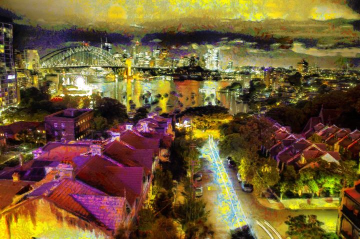 Digital Arts titled ""Sydney, Australia"" by So_orex, Original Artwork, Digital Painting
