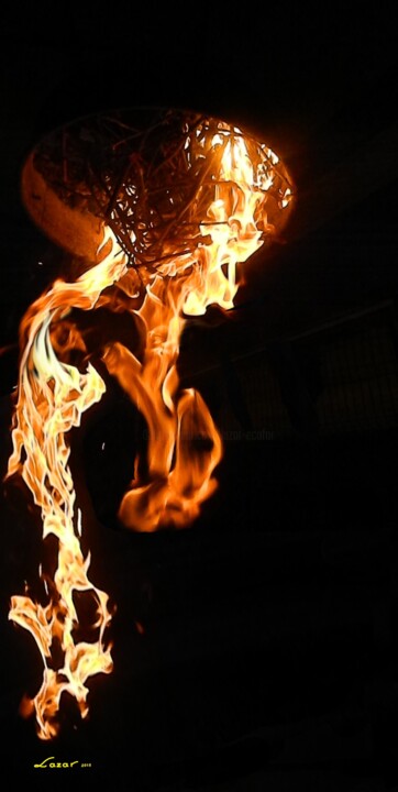 Fotografia zatytułowany „the-thinker-of-fire” autorstwa Sorin Niculae Lazar, Oryginalna praca