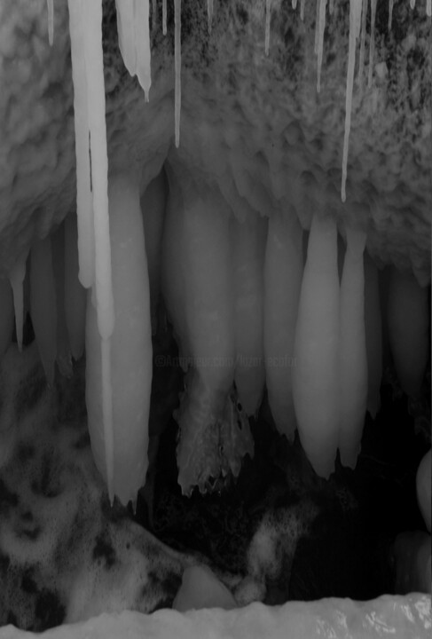 Photography titled "Ice-cave" by Sorin Niculae Lazar, Original Artwork