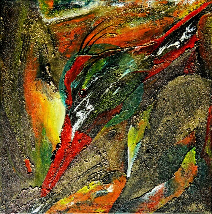 Peinture intitulée "Acrylicus predator" par Sorin Niculae Lazar, Œuvre d'art originale, Acrylique