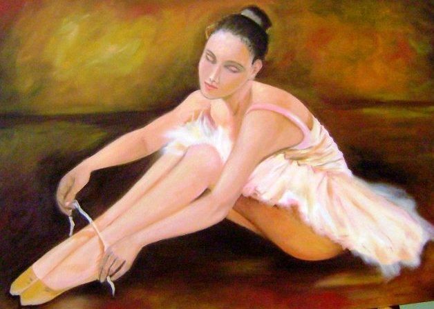 Pittura intitolato "Bailarina" da Sosa, Opera d'arte originale