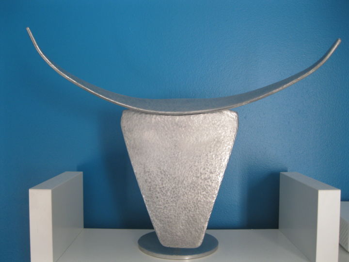 Sculpture titled "el-toro.sculpture" by Sou, Original Artwork, Metals