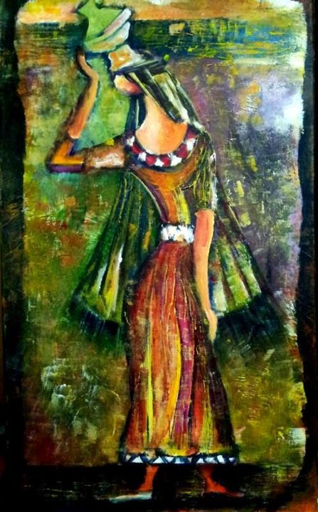 Painting titled "10478539-7415112392…" by Ghada Ahmed El-Naggar, Original Artwork