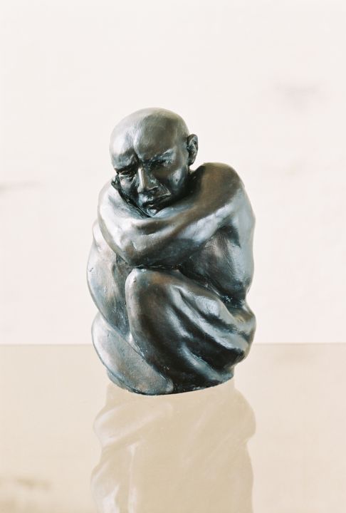 Escultura intitulada "Pion 1" por Soussan-Morin, Obras de arte originais, Metais
