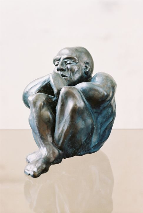 Escultura intitulada "Pion 5" por Soussan-Morin, Obras de arte originais, Metais