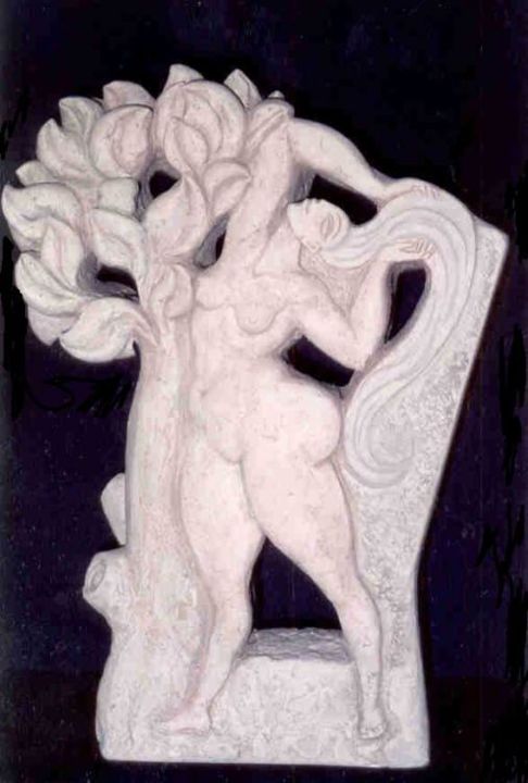 Sculpture titled "The Tree" by Natalia Shapira, Original Artwork