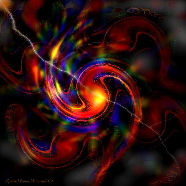Digital Arts titled "Power Of Creation" by Spirit Dove Durand, Original Artwork