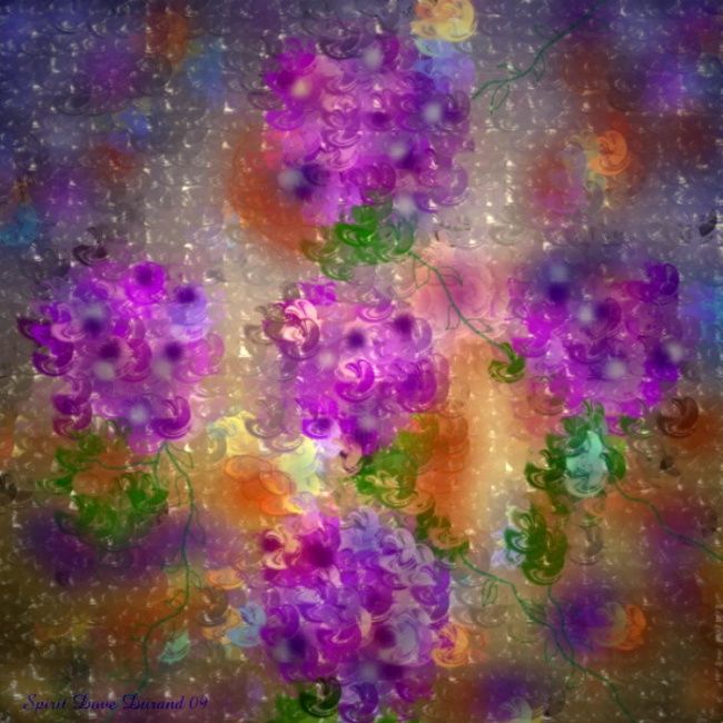 Digital Arts titled "Old World Grapes Me…" by Spirit Dove Durand, Original Artwork