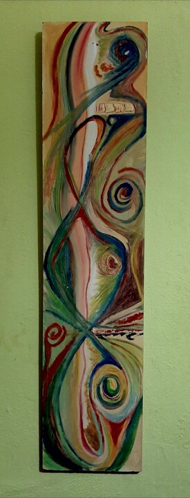 Painting titled "Creations" by Spiros Gremo, Original Artwork, Acrylic