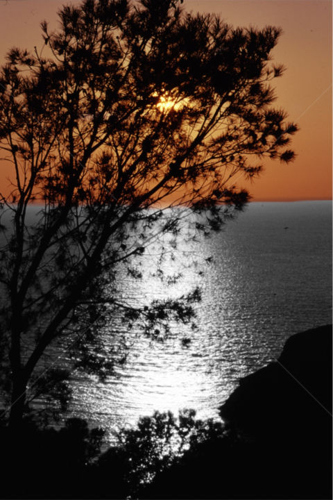Photographie intitulée "gold sunset 2/2 col…" par Splash, Œuvre d'art originale