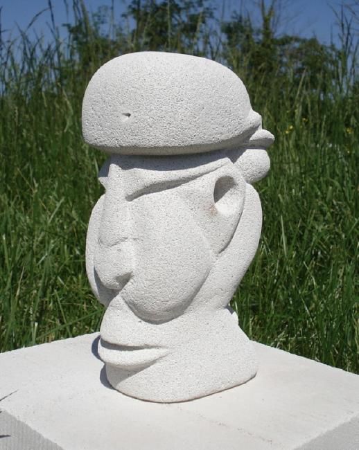 Sculpture titled "double face" by Michael Ghemrani, Original Artwork