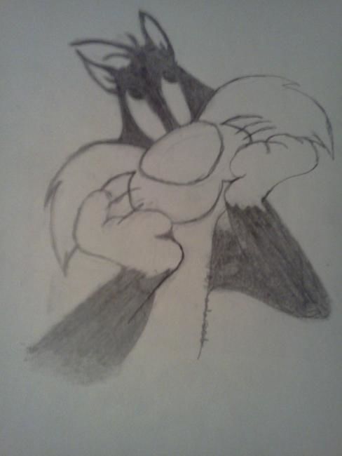 Disnay Drawing Of Slyvester Disegno Da Amber Escutia Artmajeur