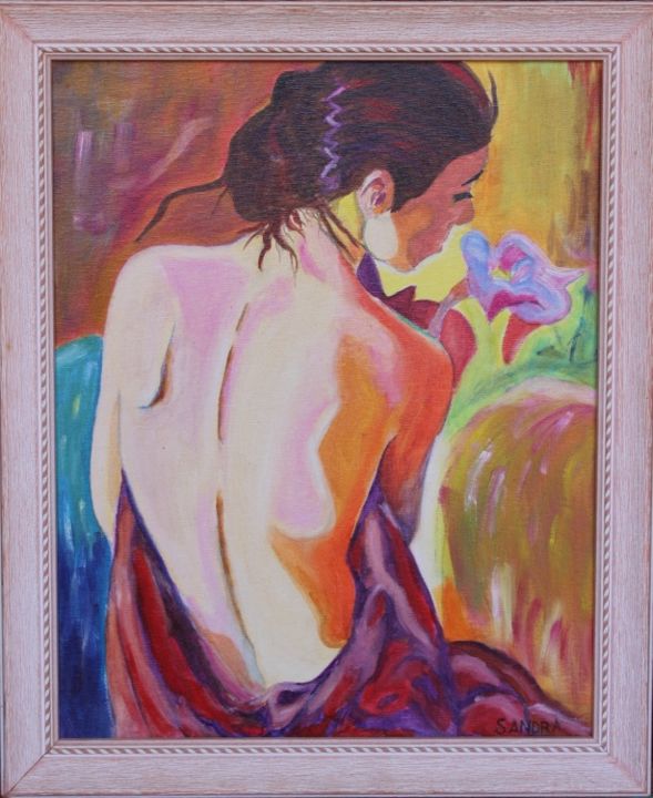 제목이 "sensualidad"인 미술작품 Sandra Soler로, 원작, 기름
