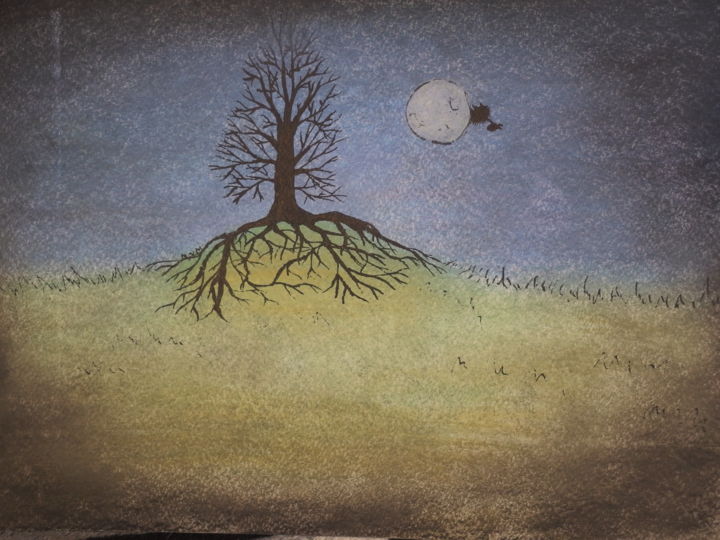 Картина под названием "loneliness" - Lee Engelgardt, Подлинное произведение искусства, Чернила
