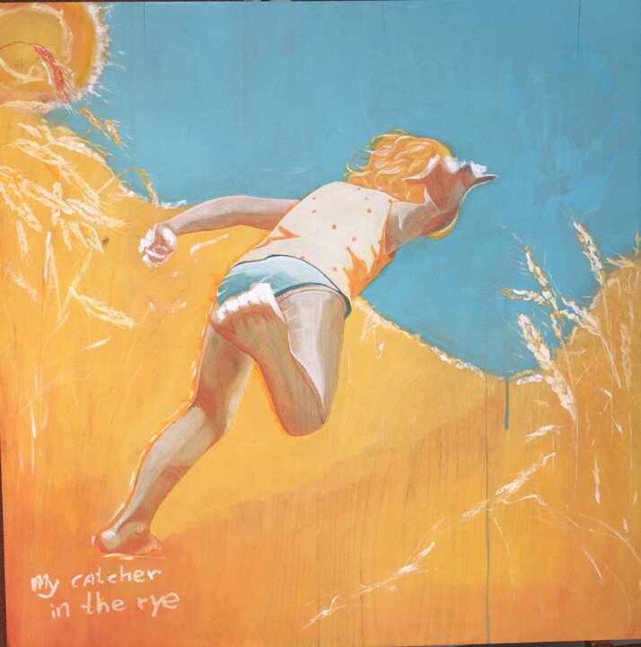 Peinture intitulée "My catcher in the r…" par Stacy Shpak, Œuvre d'art originale, Acrylique